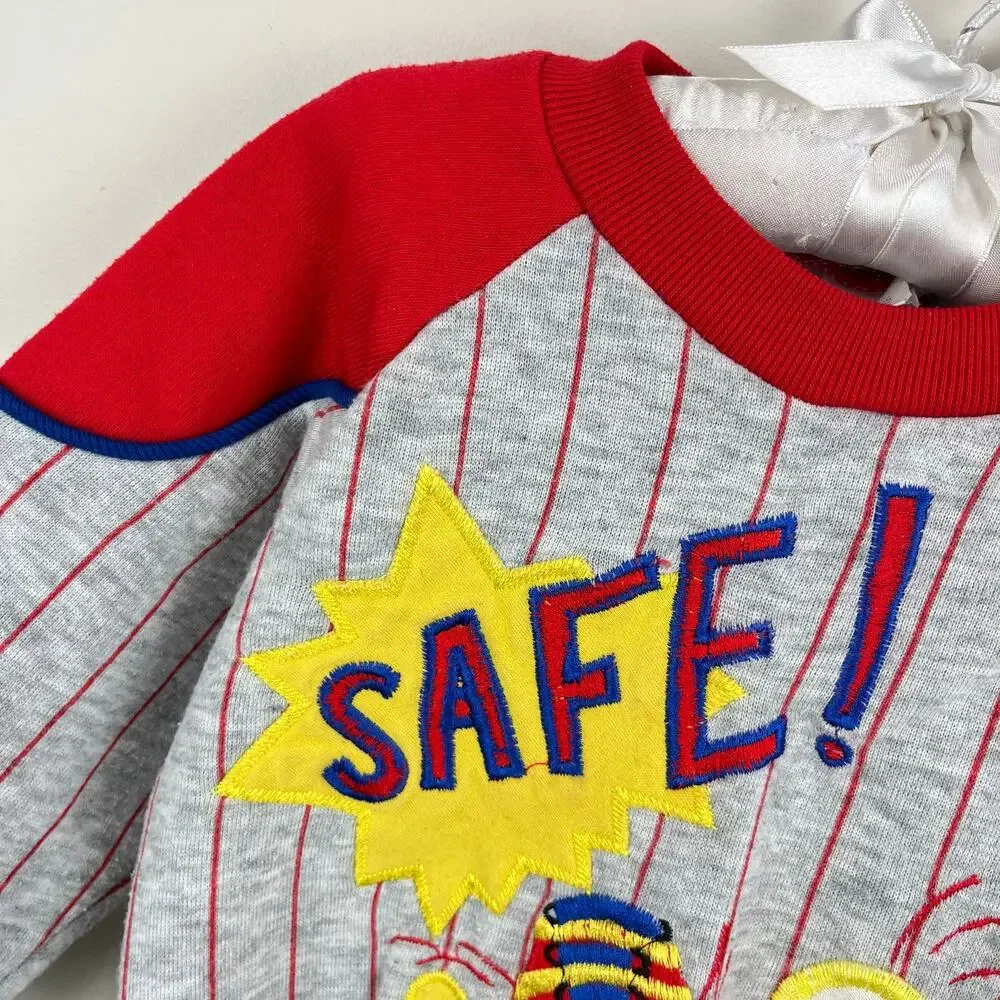 Vintage Me and the Gang Baseball Sweatsuit 3T 4T